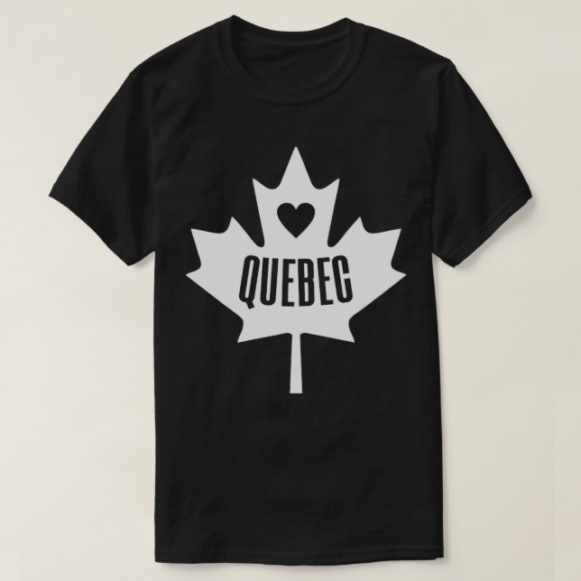 Quebec Kanada T Shirt (Design framsida)