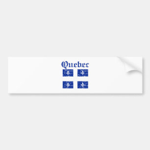 Quebec Kanada vapenskölddesign Bildekal