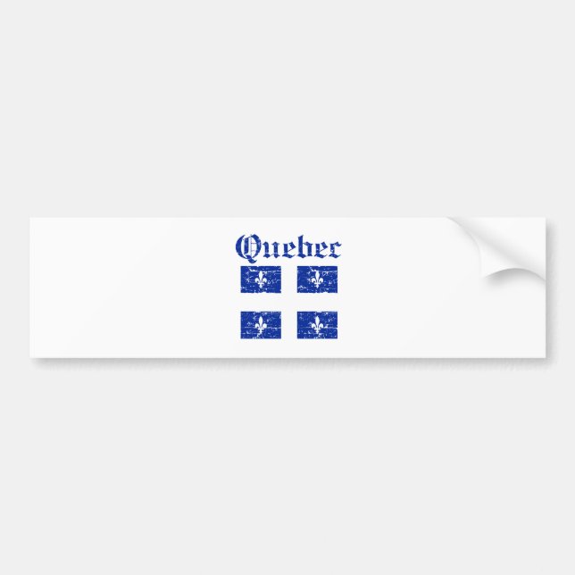 Quebec Kanada vapenskölddesign Bildekal (Framsidan)