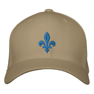 Québec Libre Fleur de Lis Symbol för fransk kultur Broderad Keps