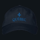 Quebec Libre Fleur de Lis Symbol of French Culture Broderad Keps<br><div class="desc">Quebec Libre Fleur de Lis Symbol of French Culture in embroidery work on a selection of casual popular baseball caps. Use the contact link to send us your request for any custom embroidery designs you would like to see done on these hats for yourself or for someone special on your...</div>