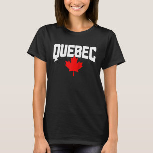 Quebec Lönnlöv Kanada Kanadensisk Flagga Pride Rag T Shirt