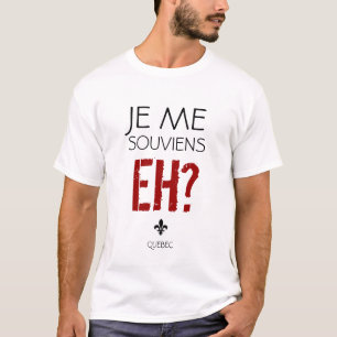 Quebec MottoT-tröja Tee