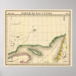 Quebec, Newfoundland Kanada 36 Poster
