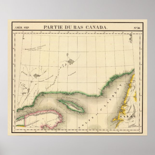 Quebec, Newfoundland Kanada 36 Poster (Framsidan)