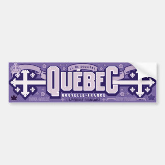 Québec. Nouvelle-Frankriken Bildekal