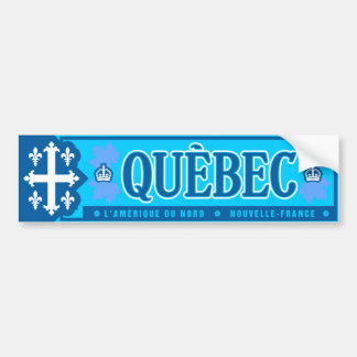 Québec. Nouvelle-Frankriken Bildekal