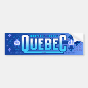 Québec. Nouvelle-Frankriken Bildekal