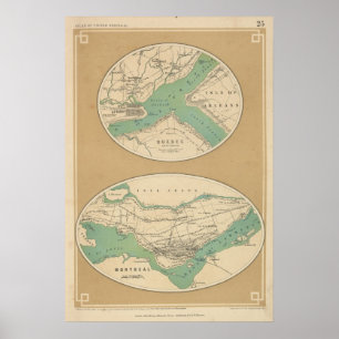 Quebec och dess miljöer poster