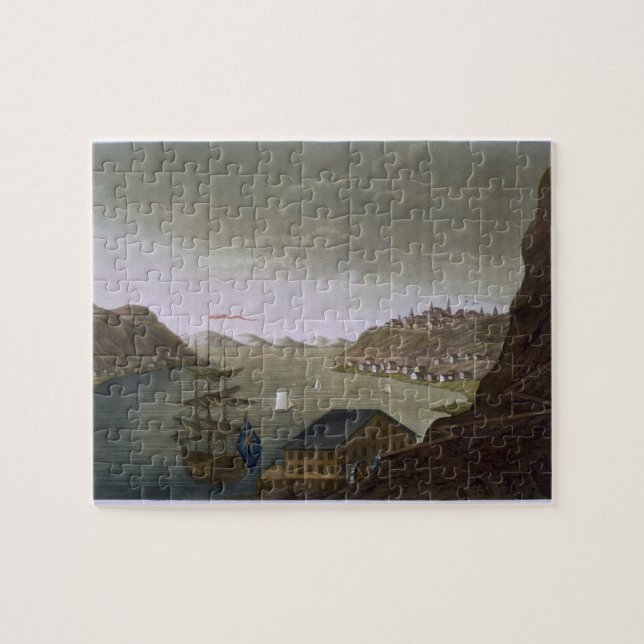 Quebec och St.en Lawrence River, pläterar 4 från Pussel (Horisontell)