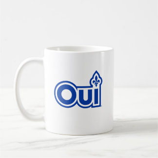 Quebec oui kaffemugg