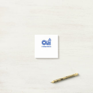QUEBEC OUI POST-IT BLOCK
