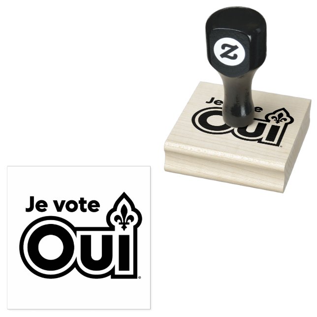 Québec OUI Stämpel (Stämplad)