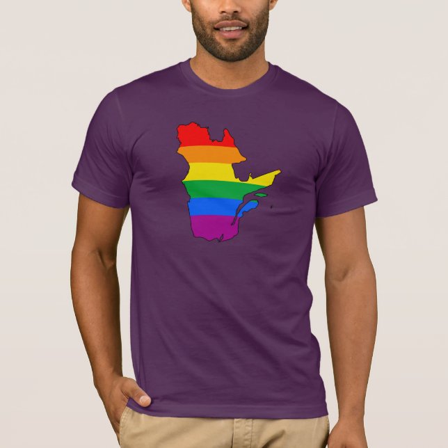 QUEBEC PRIDE T-SHIRT (Framsida)