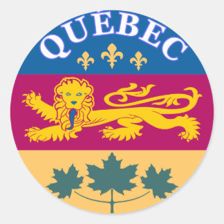 Quebec, provinsen La Belle Runt Klistermärke