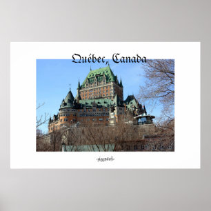 Québec, Quebec, Kanada poster