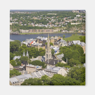 Québec, Québec, Kanada. Utsikt ned mot Magnet