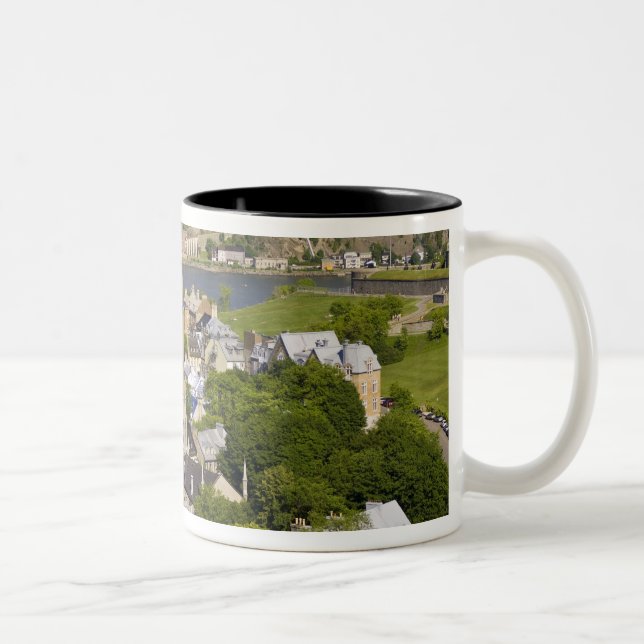 Québec, Québec, Kanada. Utsikt ned mot Två-Tonad Mugg (Höger)