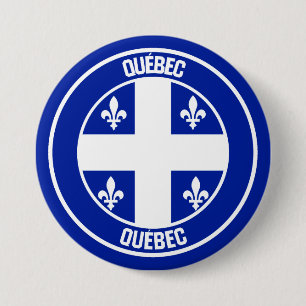 Quebec Round Emblem Knapp