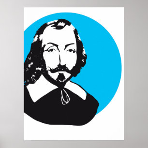 Québec Samuel de Champlain 1608 Nya Frankrike Poster