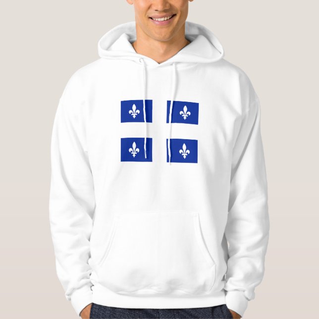quebec sweatshirt med luva (Framsida)