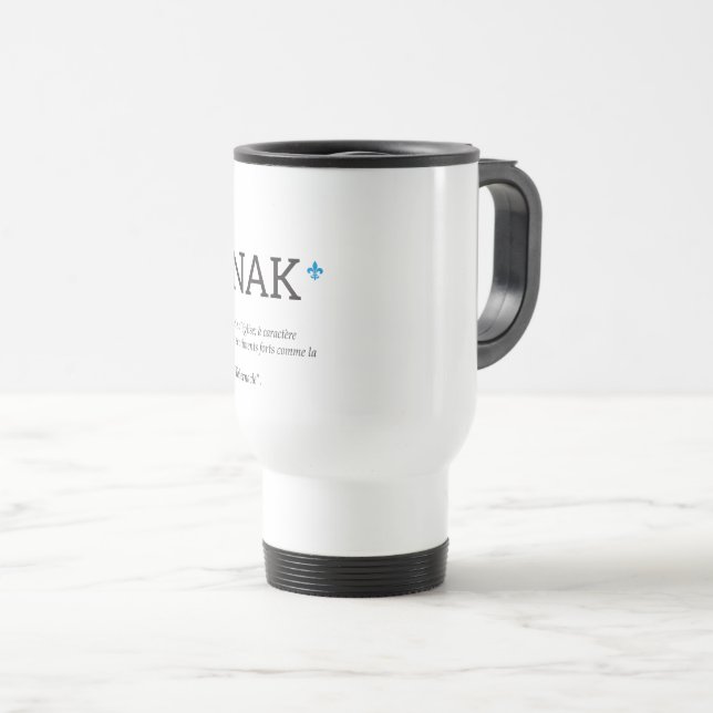 Québec Tabarnak Kraftuttryck Joual Humor Franska Resemugg (Framsida höger)