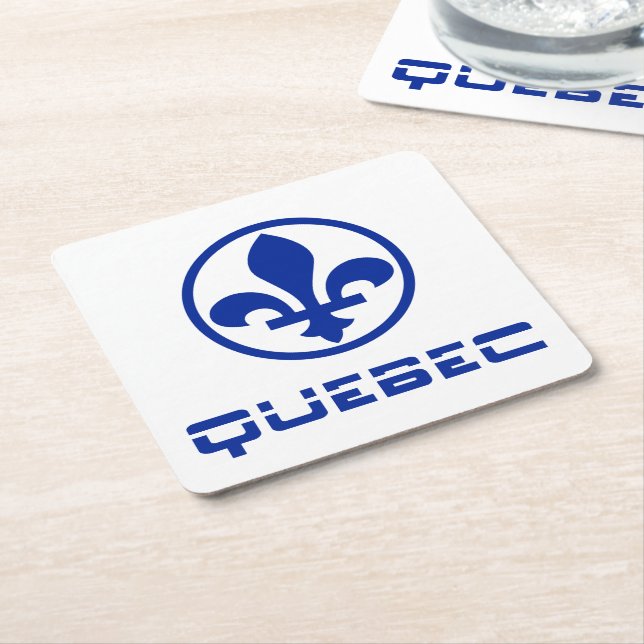Québec Underlägg Papper Kvadrat (Vinklad)