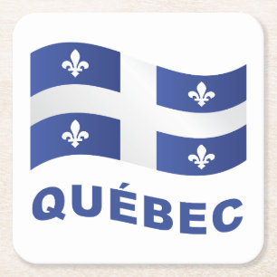 Québec Underlägg Papper Kvadrat