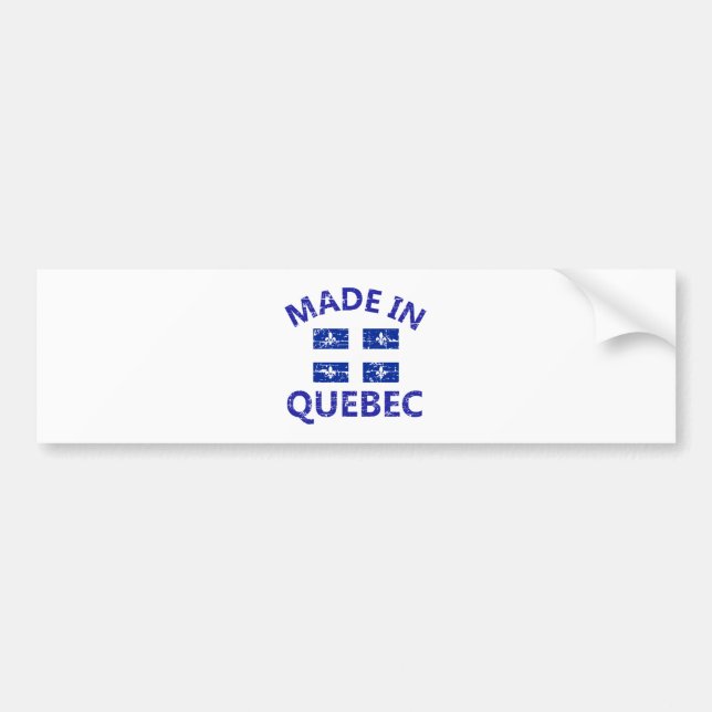 Quebec vapensköld bildekal (Framsidan)