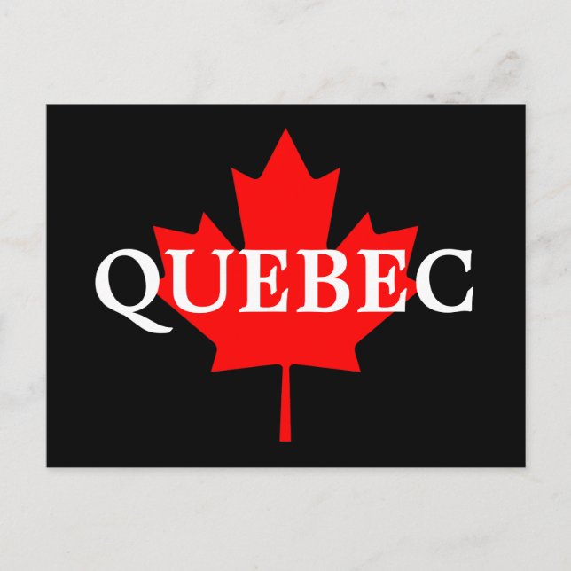 QUEBEC VYKORT (Framsida)