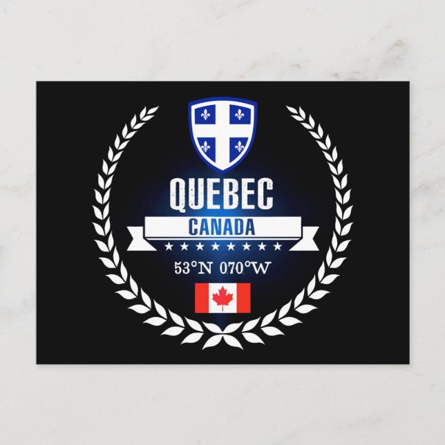 Quebec Vykort (Framsida)