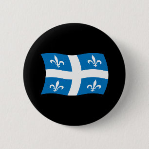 Quebecflaggsknapp Knapp