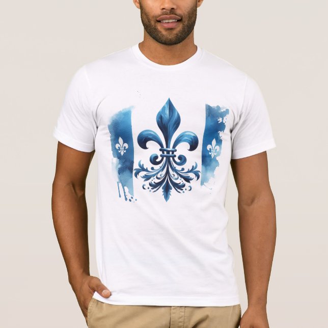 Québécois Unis  T Shirt (Framsida)