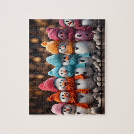 Quebra-Cabeça Bonecos de Neve Pussel