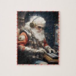 Quebra-Cabeça (Puzzle) Natal Cyberpunk Pussel