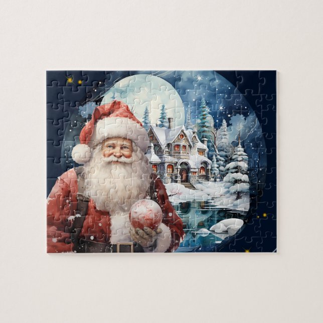 Quebra-Cabeça (Puzzle) Natal Encantado Pussel (Horisontell)