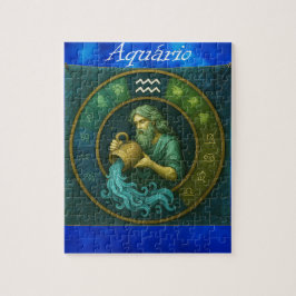 Quebra-Cabeça (Puzzle) Signo de Aquário Pussel