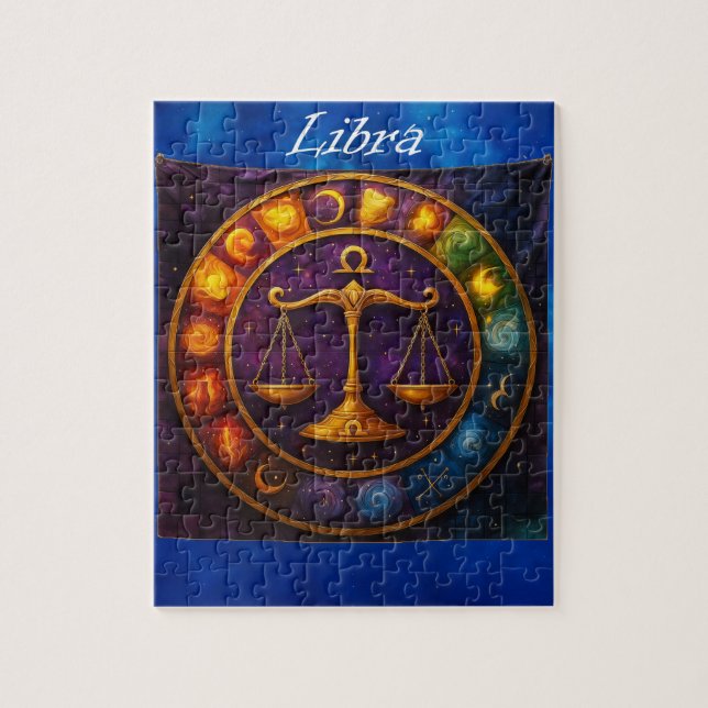 Quebra-Cabeça (Puzzle) Signo de Libra Pussel (Vertikal)
