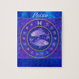 Quebra-Cabeça (Puzzle) Signo de Peixes Pussel