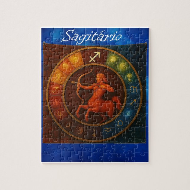 Quebra-Cabeça (Puzzle) Signo de Sagitário Pussel (Vertikal)