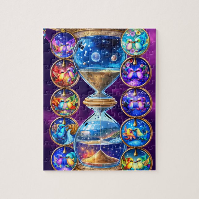 Quebra-Cabeça (Puzzle) Tempo dos Beija-Flores Pussel (Vertikal)