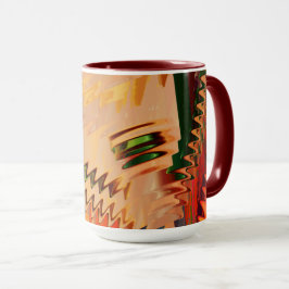 Quebra de cores com zigue zague ou efeito onda mugg