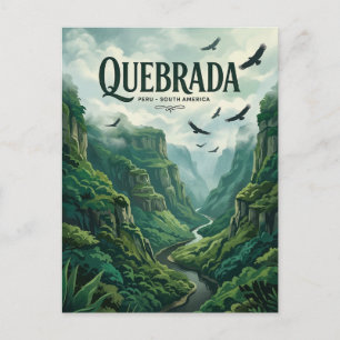 Quebrada de los Cuervos Vykort