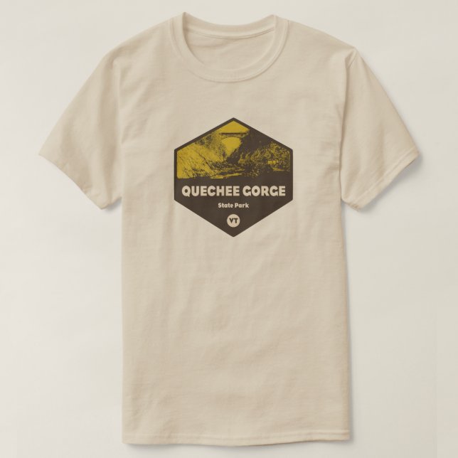 Quechee Gorge State Park Vermont T Shirt (Design framsida)