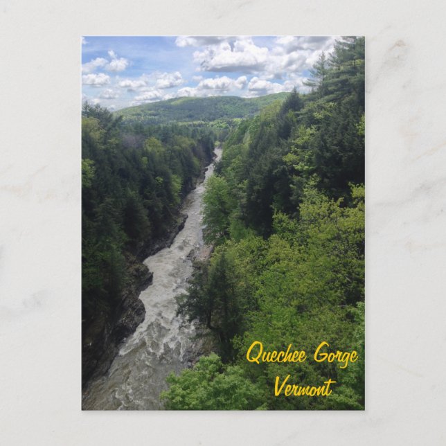 Quechee Gorge, Vermont Vykort (Framsida)