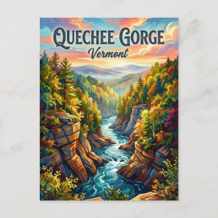 Quechee Gorge Vermont Vykort