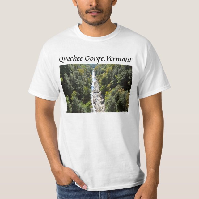 Quechee klyfta, Vermont - T-tröja T-shirt (Framsida)