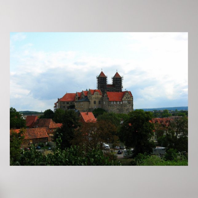 Quedlinburg castle backe poster (Framsidan)