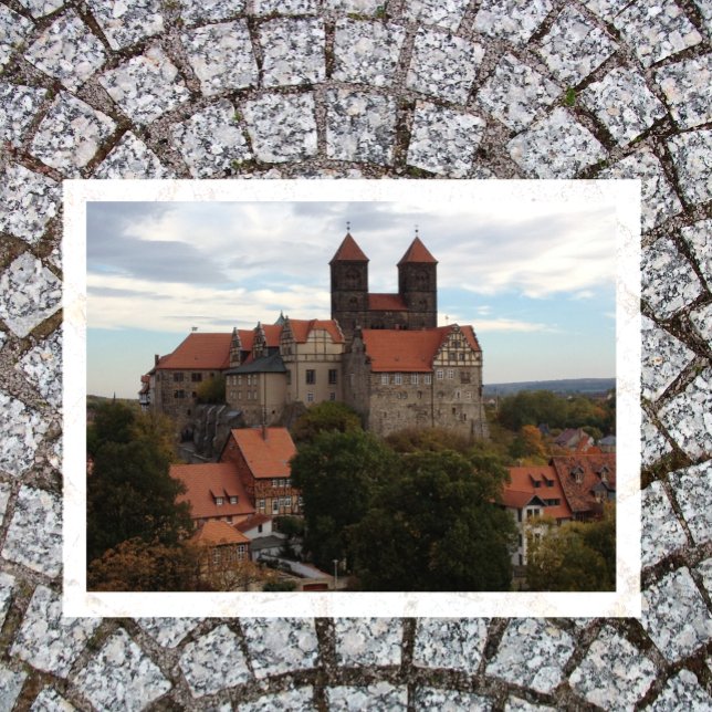 Quedlinburg Castle, Harz, Tyskland Vykort (Skapare uppladdad)