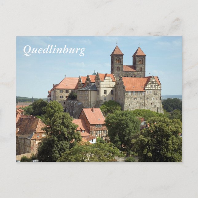 Quedlinburg Castle Vykort (Framsida)